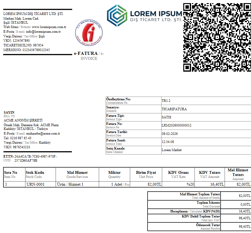 Bilingual: grey English labels below the Turkish ones