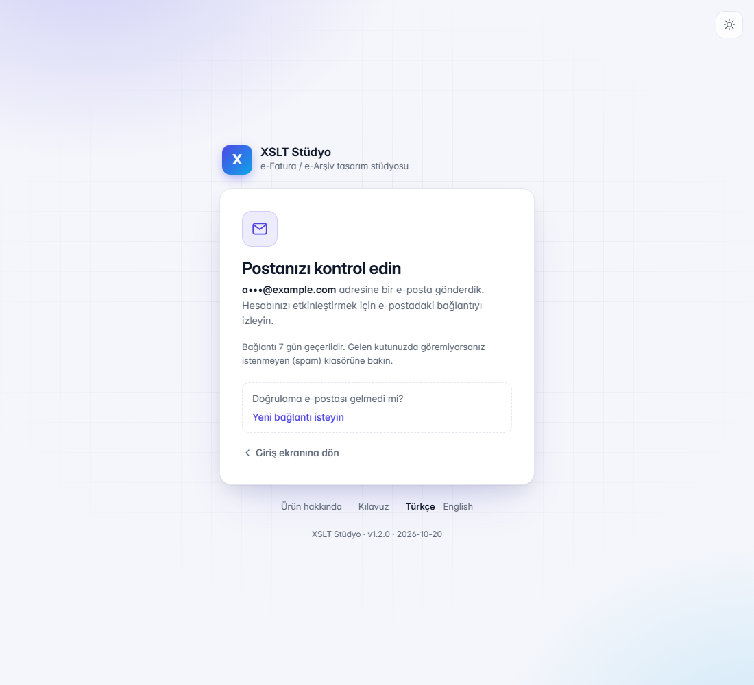 Check your email