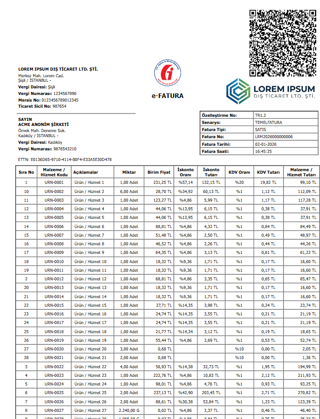 F14 · Long Line List